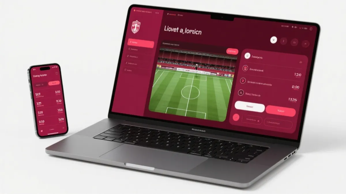 直播与实时比分分屏搭配示意